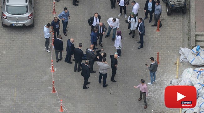 Kuyumcukent'in çatısından düşen genç ağır yaralandı