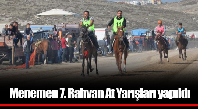 Menemen 7. Rahvan At Yarışları yapıldı