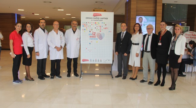 Organ bağışı için açılan stantta 1 günde 70 kişi bağışçı oldu