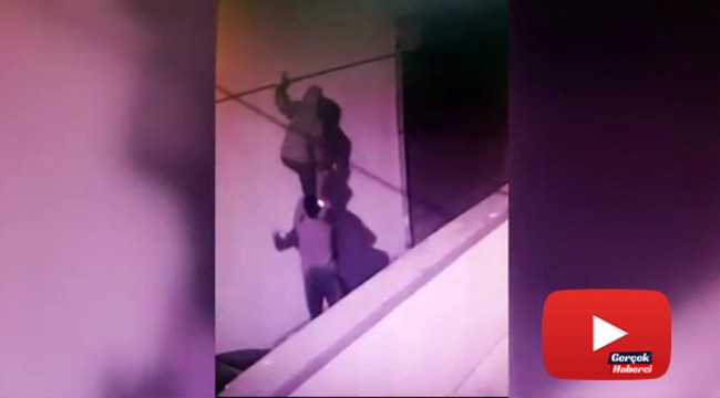 ‘Örümcek adam'a özenen hırsızlar kamerada