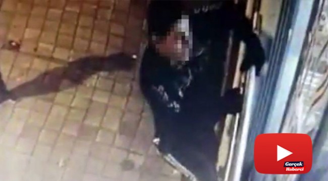 Örümcek adam gibi markete tırmanan hırsızlar kamerada