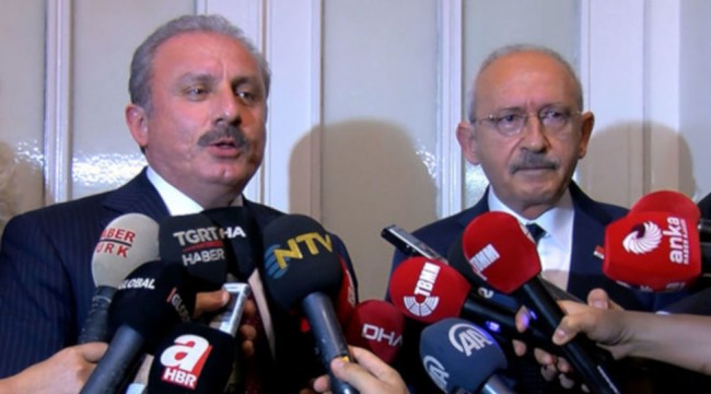 TBMM Başkanı Şentop, CHP lideri Kılıçdaroğlu'yla görüştü