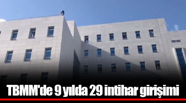 TBMM'de 9 yılda 29 intihar girişimi