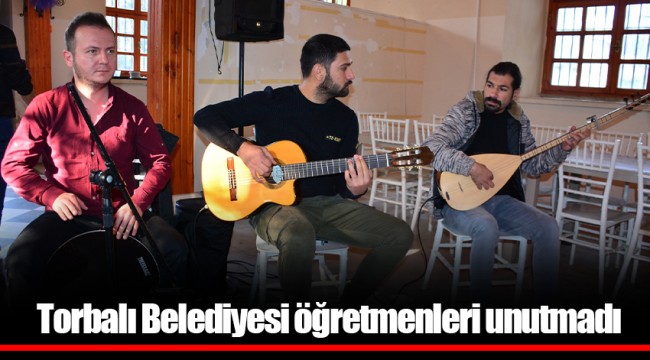 Torbalı Belediyesi öğretmenleri unutmadı