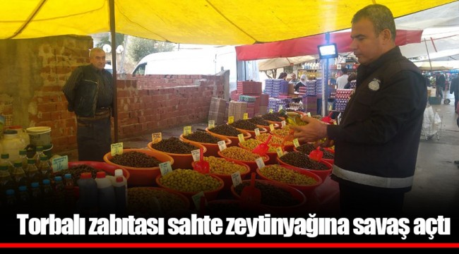 Torbalı zabıtası sahte zeytinyağına savaş açtı