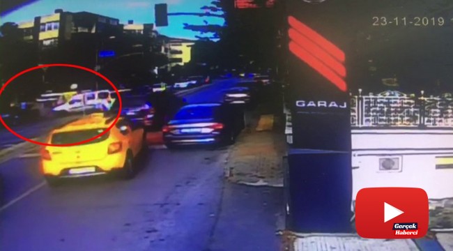 Ünlü iş adamı Sacit Naşit Batllo’nun ölümden döndüğü kaza kamerada