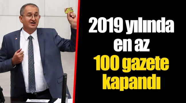 2019 yılında en az 100 gazete kapandı
