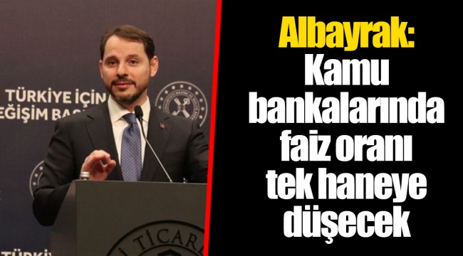 Albayrak: Kamu bankalarında faiz oranı tek haneye düşecek