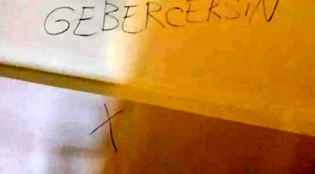 Alevi vatandaşın kapısına işaret koyanın kim olduğu ortaya çıktı