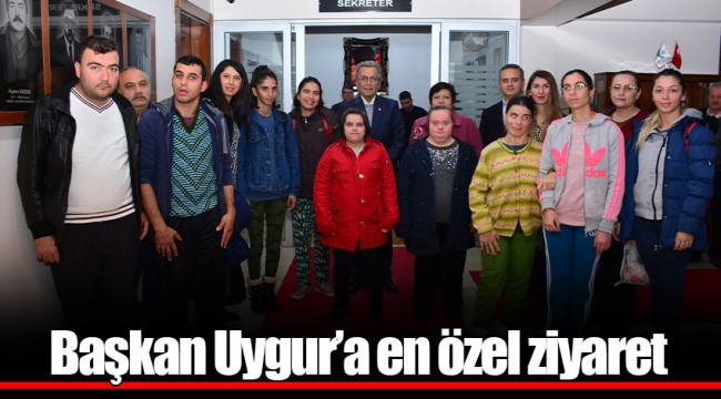 Başkan Uygur’a en özel ziyaret