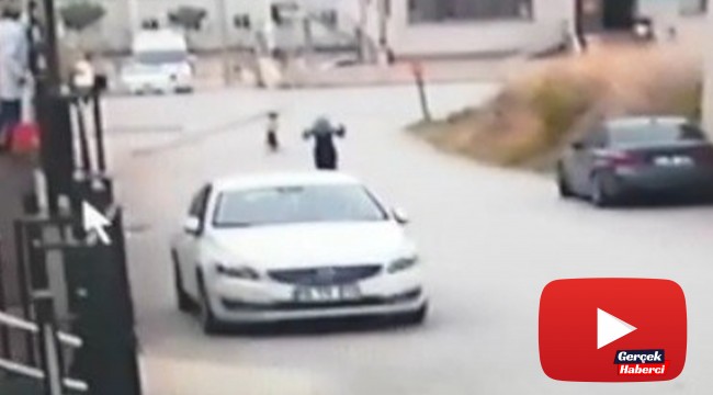 Bir annenin yüreğinin ağzına geldiği an...O anlar kamerada