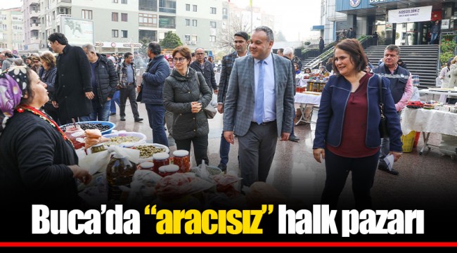 Buca’da “aracısız” halk pazarı
