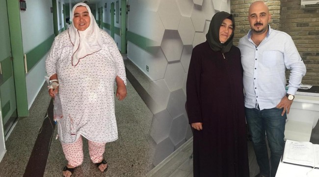 Çeyrek tondan 90 kiloya düştü