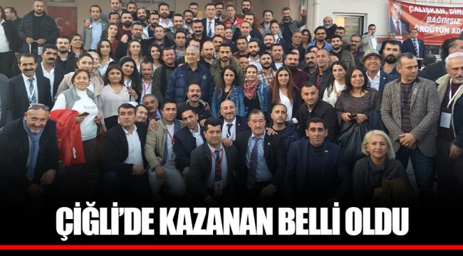 ÇİĞLİ’DE KAZANAN BELLİ OLDU