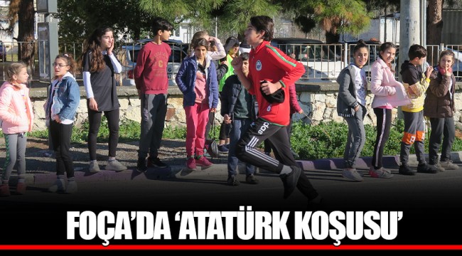 FOÇA’DA ‘ATATÜRK KOŞUSU’