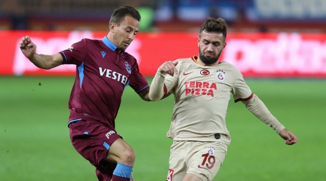 Galatasaray, Trabzon'da puanı 90'da kurtardı