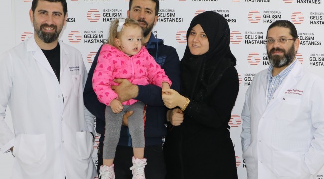 İki yaşında beyin tümörü ameliyatı oldu