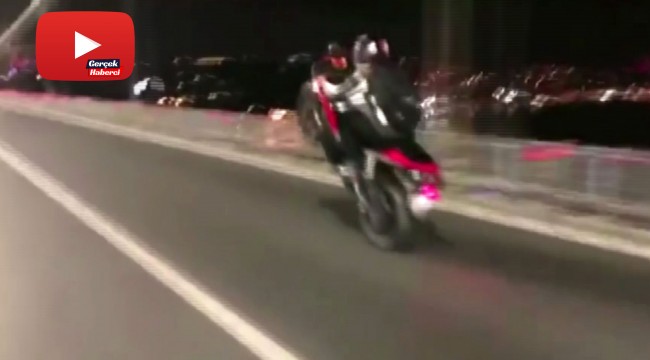 İstanbul Boğazı’ndaki köprülerde tek teker terörü kamerada
