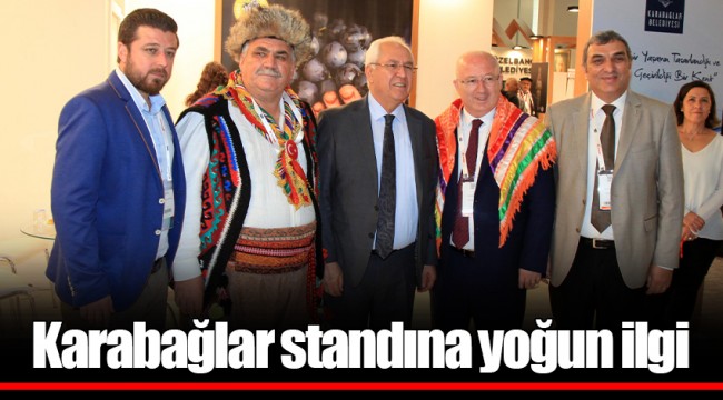 Karabağlar standına yoğun ilgi