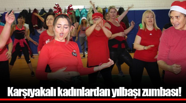 Karşıyakalı kadınlardan yılbaşı zumbası!