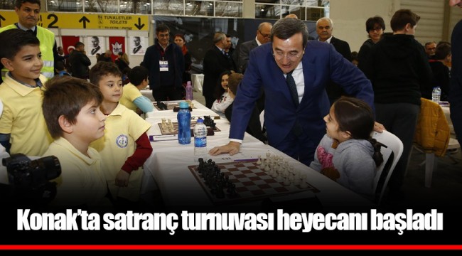 Konak’ta satranç turnuvası heyecanı başladı