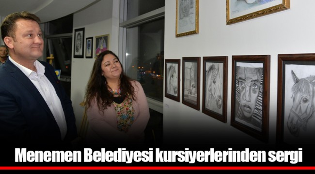 Menemen Belediyesi kursiyerlerinden sergi
