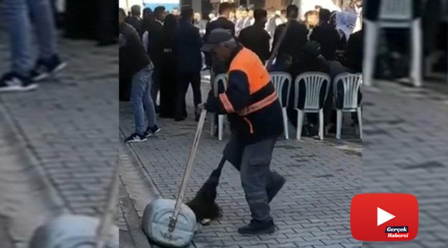 Mersinli temizlik işçisi sosyal medyayı salladı