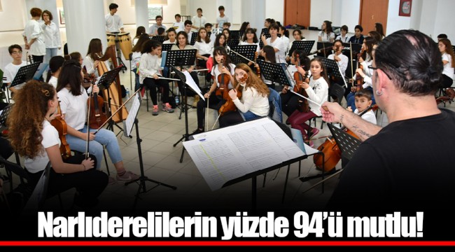 Narlıderelilerin yüzde 94’ü mutlu!