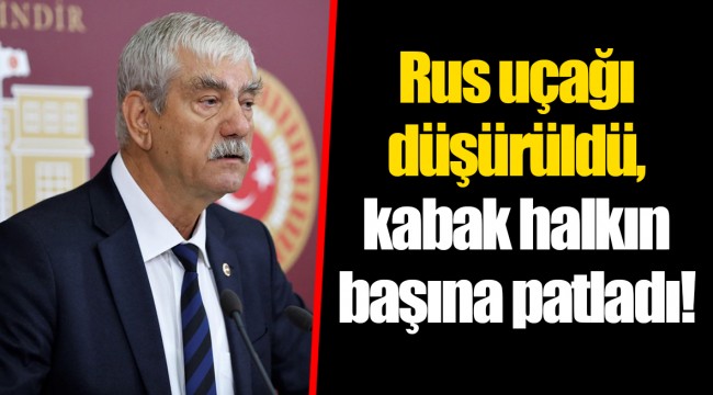 Rus uçağı düşürüldü, kabak halkın başına patladı!