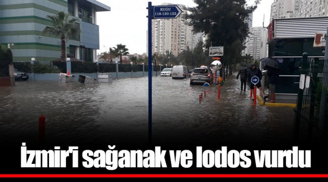 Sağanak ve lodos etkisini sürdüyor: İzmir’de sabah evinden çıkamayanlar var