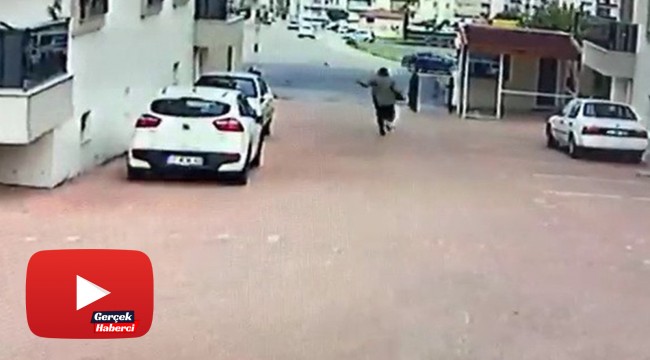 Şiddetli rüzgar yaşlı kadını savurup yere düşürdü