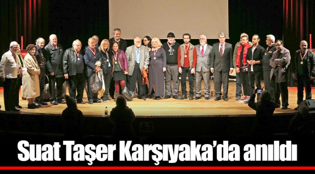 Suat Taşer Karşıyaka’da anıldı