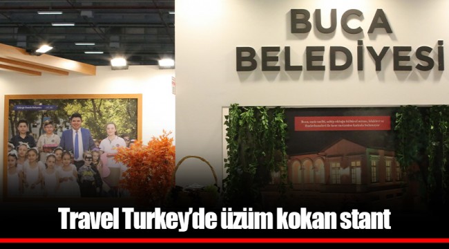 Travel Turkey’de üzüm kokan stant    