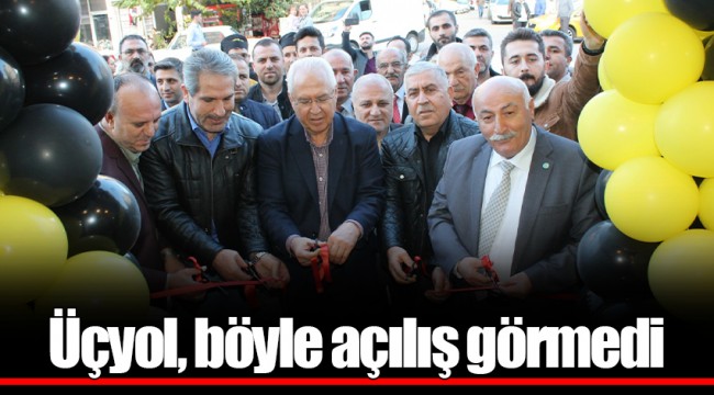 Üçyol, böyle açılış görmedi