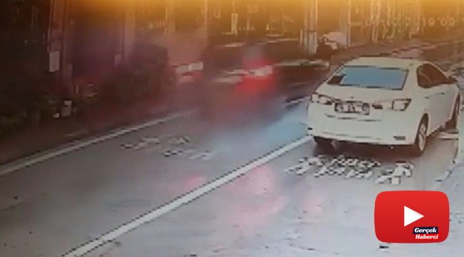 Yaya geçidinde çarptığı kadını metrelerce öteye fırlattı