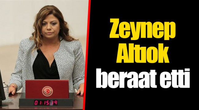 Zeynep Altıok beraat etti