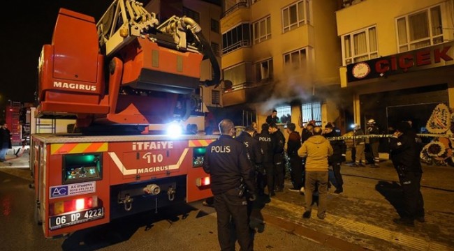 Ankara'da meydana gelen yangında 4 kişi öldü