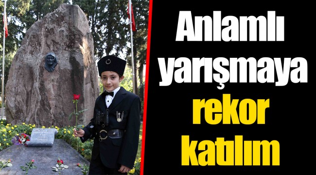 Anlamlı yarışmaya rekor katılım
