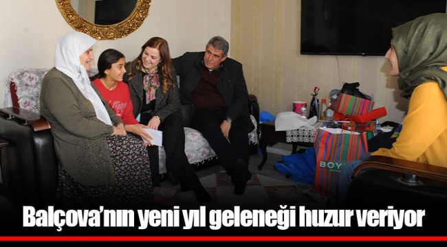 Balçova’nın yeni yıl geleneği huzur veriyor