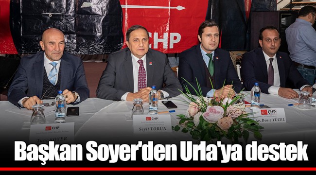 Başkan Soyer'den Urla'ya destek