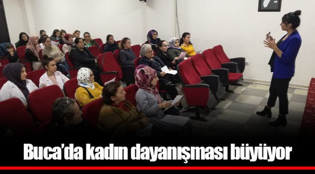 Buca’da kadın dayanışması büyüyor