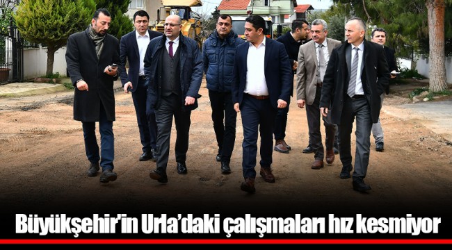 Büyükşehir&#039;in Urla’daki çalışmaları hız kesmiyor