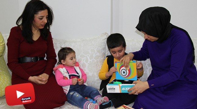 Cam kemik hastası Yusuf’un karne sevinci