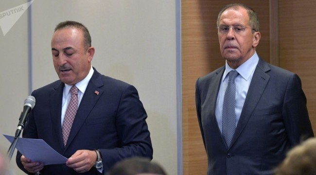 Çavuşoğlu, Lavrov'la görüştü