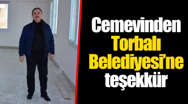 Cemevinden Torbalı Belediyesi’ne teşekkür