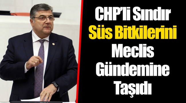 CHP’li Sındır Süs Bitkilerini Meclis Gündemine Taşıdı