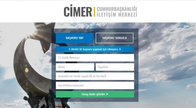 CİMER'e 2019'da 3 milyon 138 bin 233 başvuru yapıldı