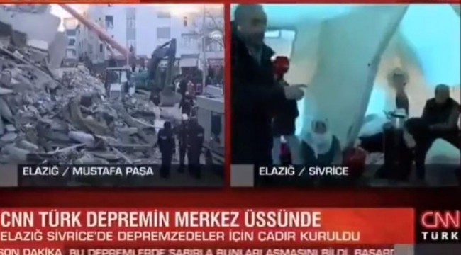 Depremzedelere "Mutlu musunuz?" diye sorup "Sıcacık çadırlarında oturuyorlar" diyen muhabir, tepkilerden sonra açıklama yaptı: Gazetecilik refleksiyle sordum