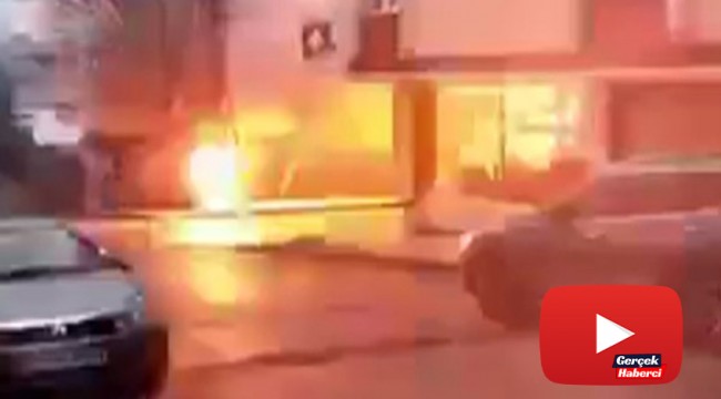 Elektrik kabloları havai fişek gibi patladı