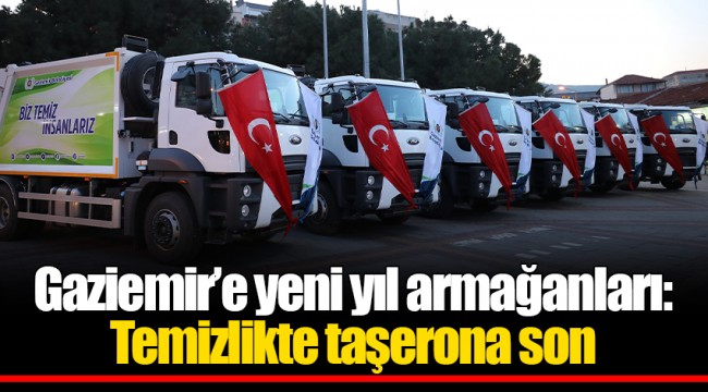 Gaziemir’e yeni yıl armağanları: Temizlikte taşerona son